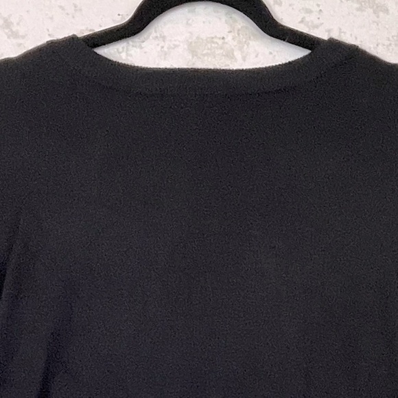 Gnu Black Cardigan Button Up Large - Picture 8 of 13